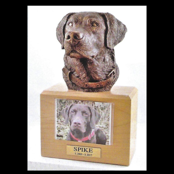 Black Lab Bust Urns - Image 7