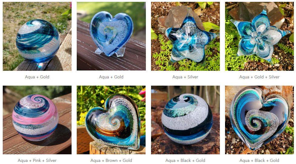 Memorial Glass Paw Print - Image 13