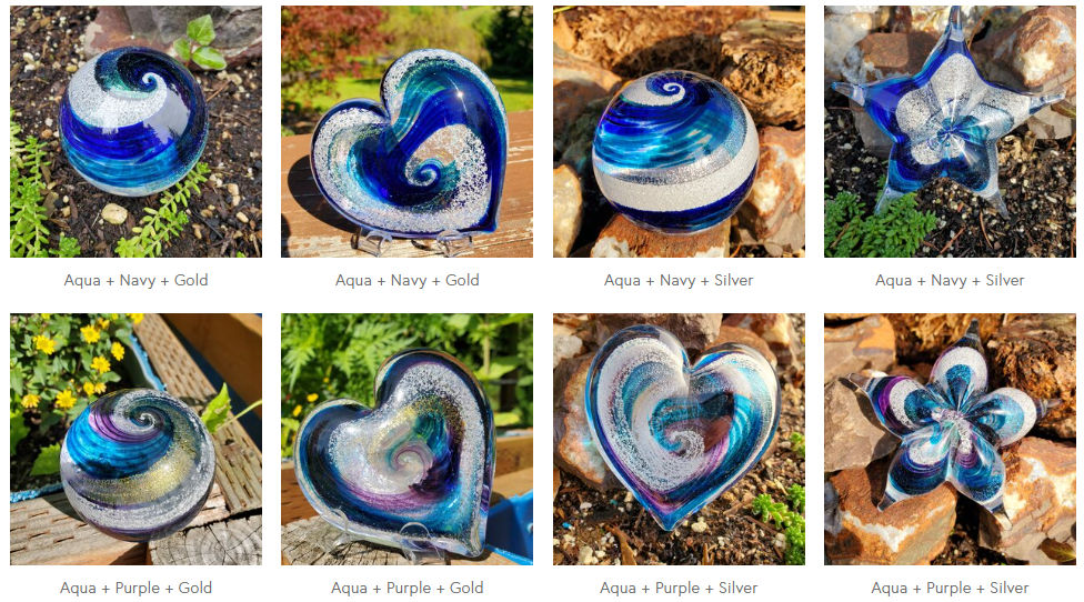 Memorial Glass Paw Print - Image 12