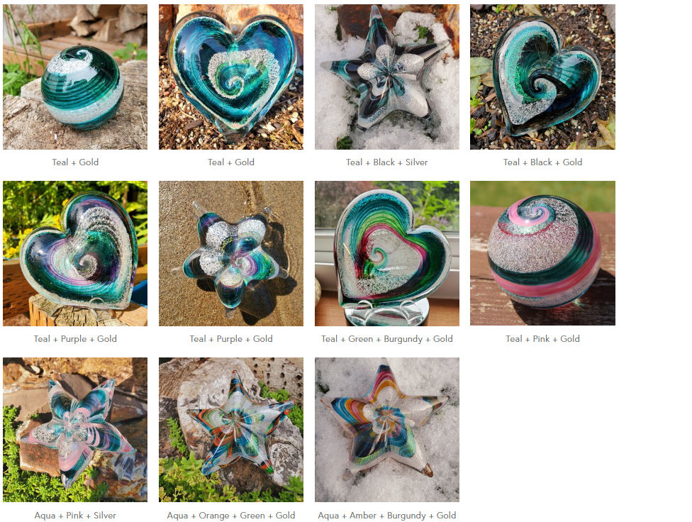 Memorial Glass Paw Print - Image 10