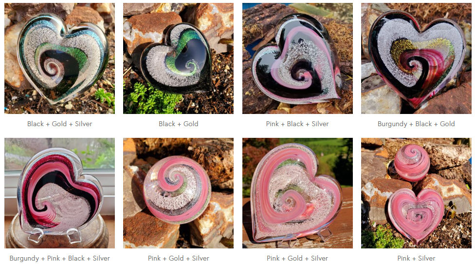 Memorial Glass Paw Print - Image 9