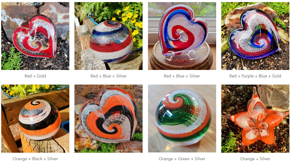 Memorial Glass Paw Print - Image 6