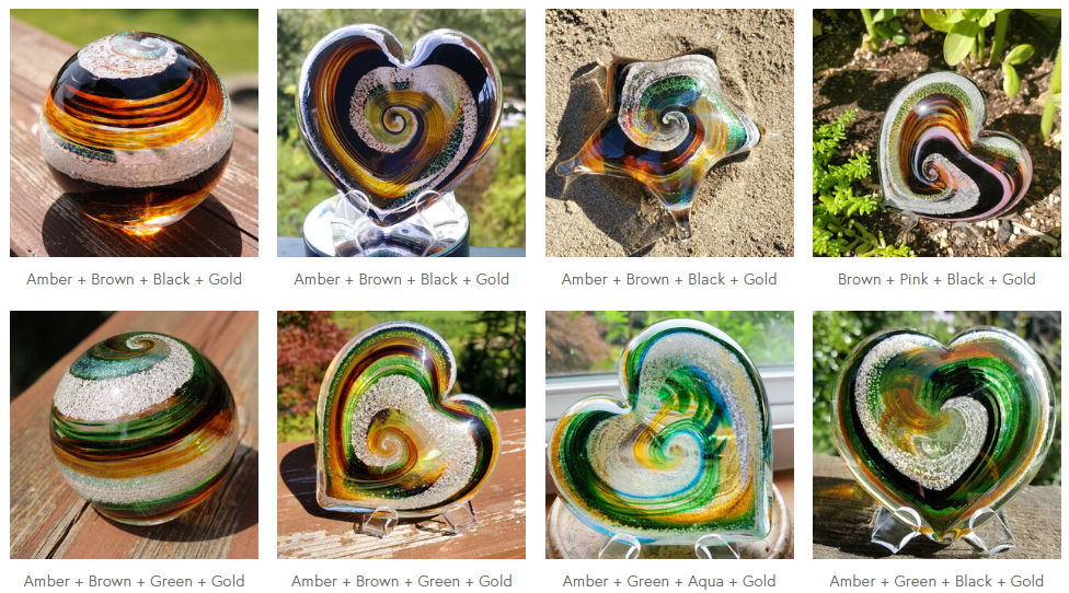 Memorial Glass Paw Print - Image 4