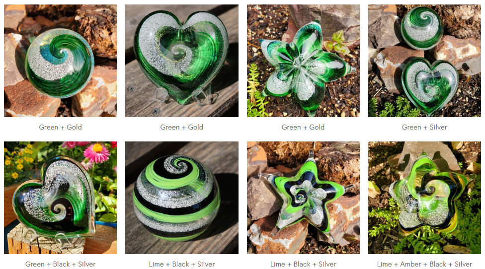 Memorial Glass Paw Print - Image 3