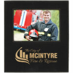 Black Leatherette with Gold