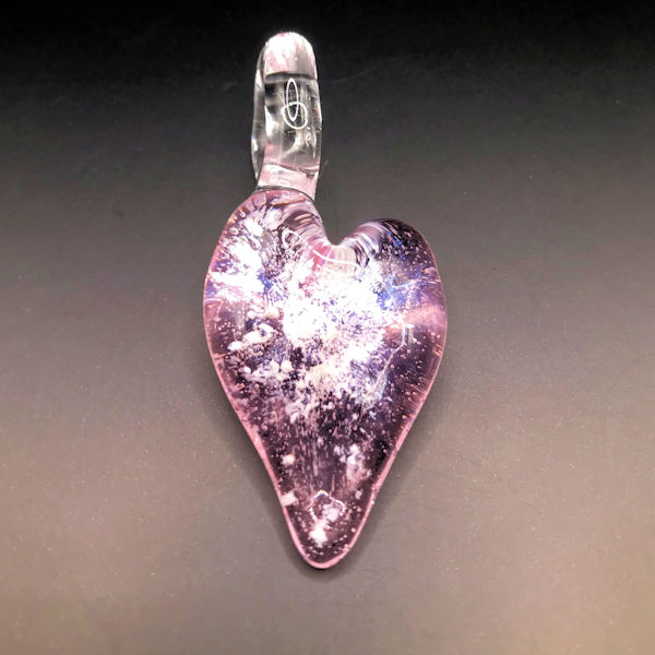 Glass Heart Memorial Pendant - Image 3