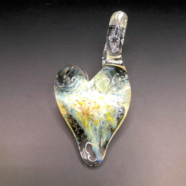Glass Heart Memorial Pendant - Image 4